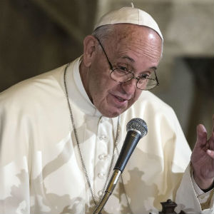 In his message, Pope <b>Francis said</b> those who are truly poor are the ones who - 2016014549pope