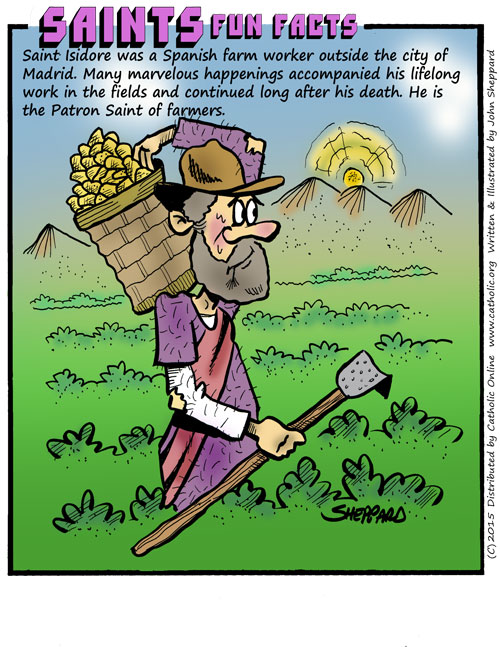 St. Isidore, the Farmer Fun Fact Image