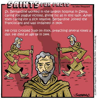 St. Bernardine of Siena Fun Fact Image