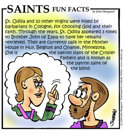 St. Odilia Fun Fact Image