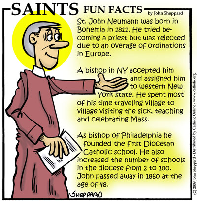 St. John Neumann Fun Fact Image