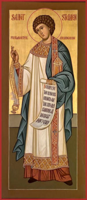 stephen icons catholic martyr protomartyr deacon icon saint deacons byzantine church diaconate saints martyrs christ feast orthodox whispersofanimmortalist religious pray