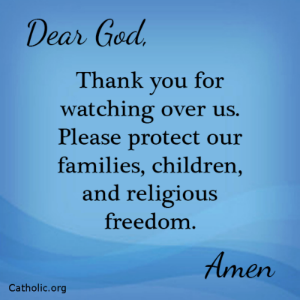 Your Daily Inspirational Meme: Thank you God, for watching over us ...