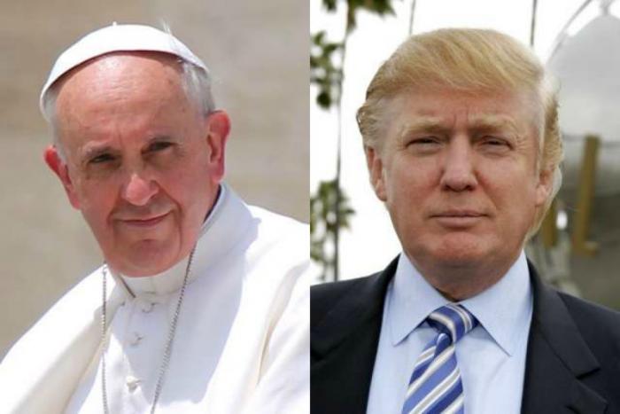 Trump to meet Pope Francis.