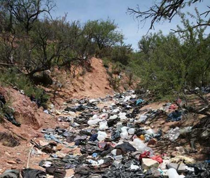 Trash deposited in rivers will be swept up in the next monsoon rain, which usually occurs in late summer. 