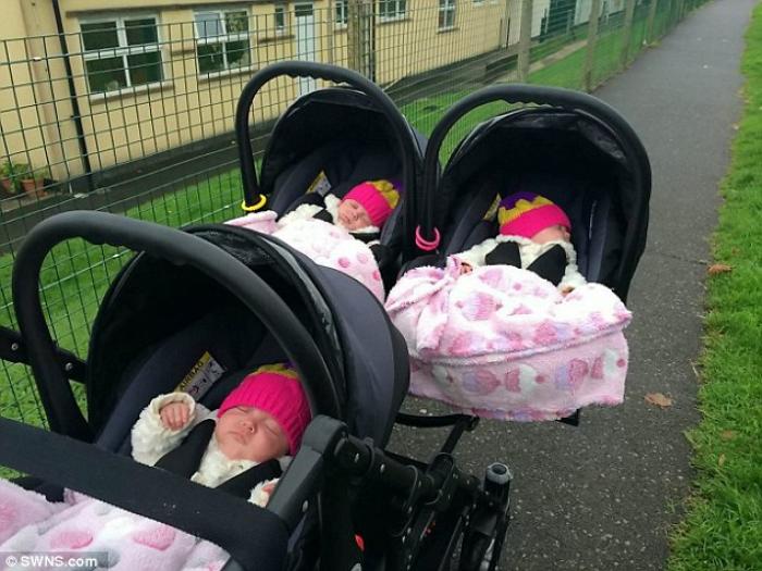 triplet pram uk