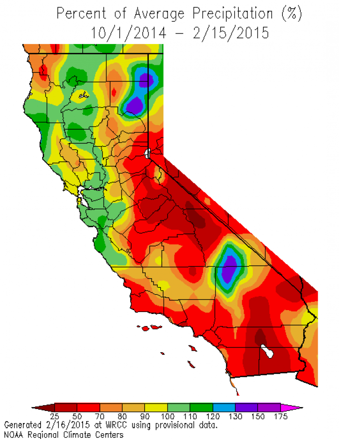 ventura county rainfall totals map