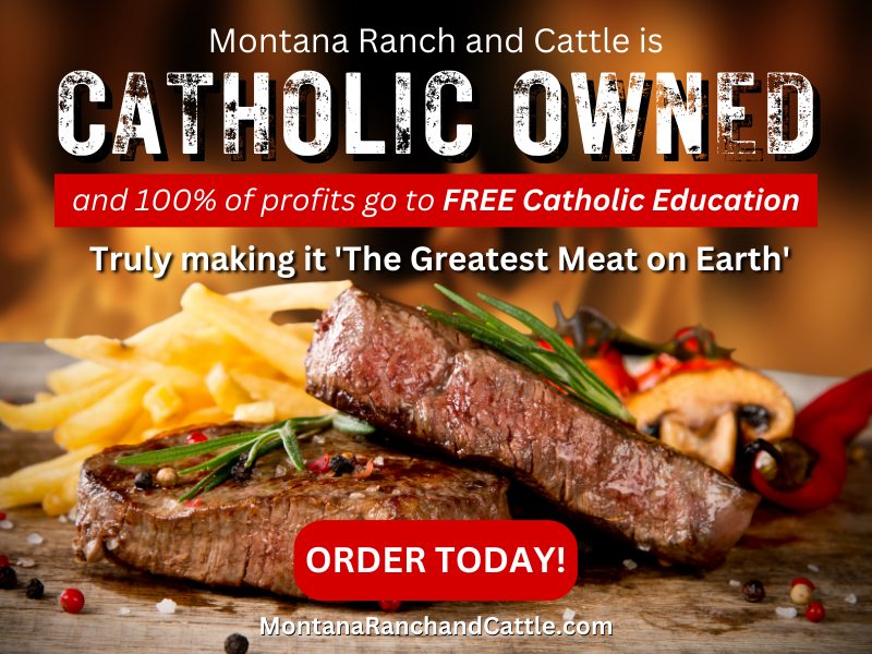 Catholic-Owned Grass-fed Beef that Supports FREE Catholic Education