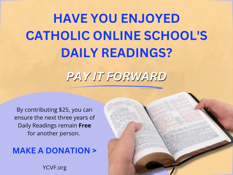 Enjoy Daily Readings? Pay it Forward