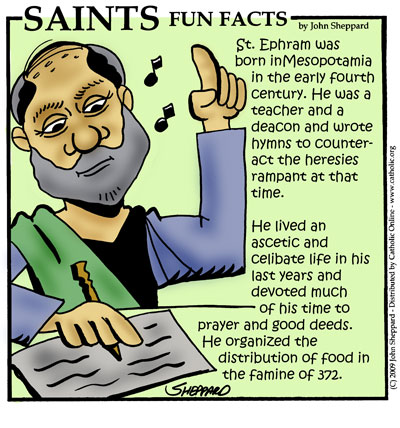 Saints Fun Facts for St. Ephrem